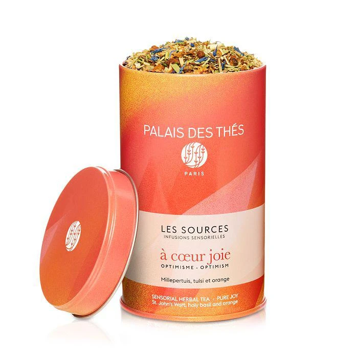 商品Palais des Thés|Pure Joy Herbal Loose Tea - St. John's Wort, Holy basil & Orange,价格¥194,第1张图片