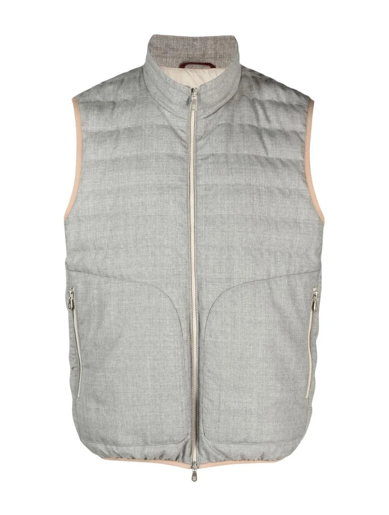 商品Brunello Cucinelli|Padded vest with zip,价格¥8279,第1张图片