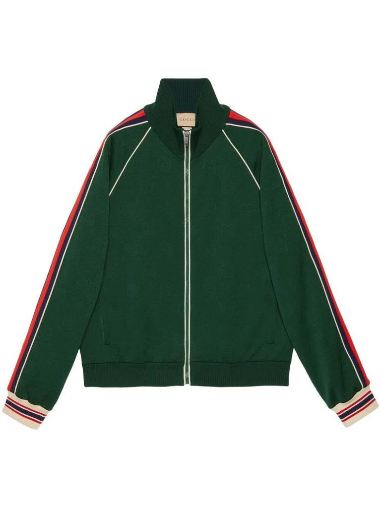 商品Gucci|Gucci `Gg Jacquard` Zip Jacket,价格¥9178,第1张图片
