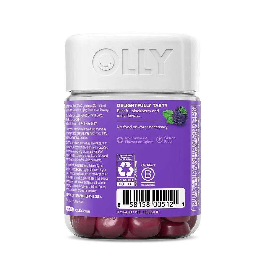 商品OLLY|安宁睡眠软糖,价格¥134,第2张图片详细描述