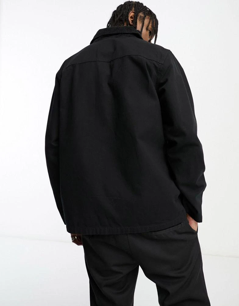 商品Vans|Vans Drill chore jacket in black,价格¥639,第2张图片详细描述