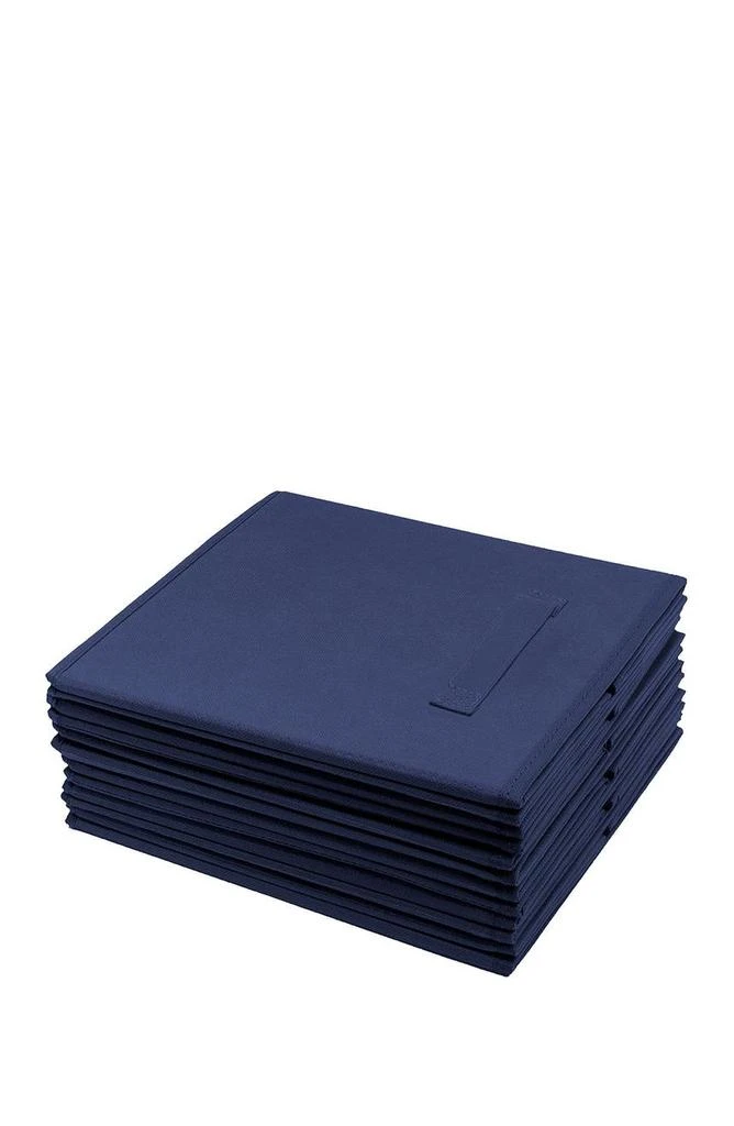 商品SORBUS|Navy Foldable Storage Cube Basket Bin - Pack of 6,价格¥289,第4张图片详细描述