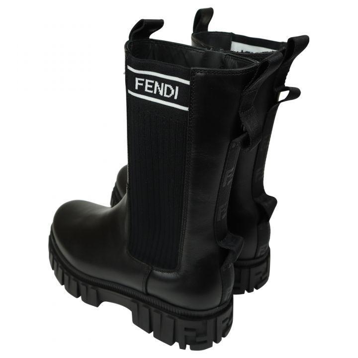商品Fendi|Black Chunky Boots,价格¥3790,第6张图片详细描述