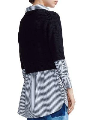 商品Maje|Merlin Layered-Look Shirt,价格¥1261,第2张图片详细描述