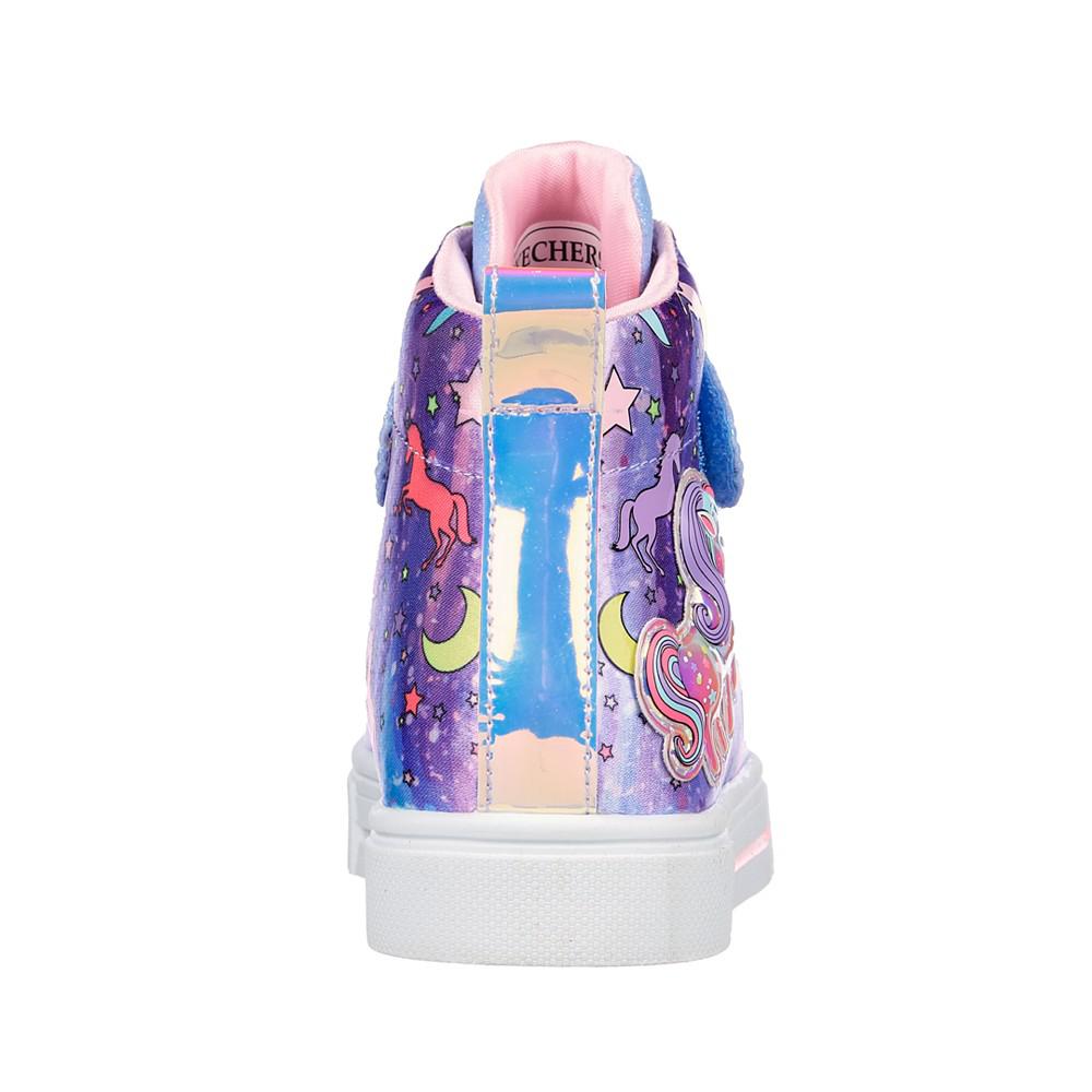 Little Girls Twinkle Toes- Twinkle Sparks - Unicorn Daydream Stay-Put Light-Up Casual Sneakers from Finish Line商品第5张图片规格展示