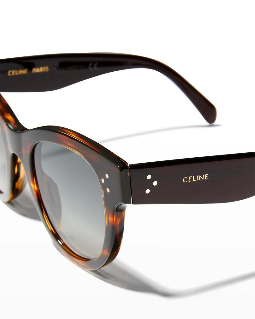 商品Celine|Round Acetate Sunglasses,价格¥3406,第4张图片详细描述