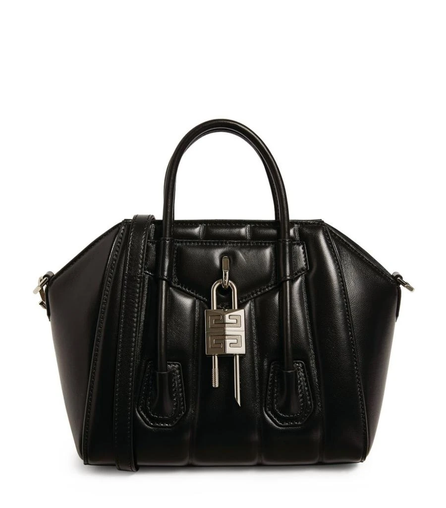 商品Givenchy|Mini Leather Antigona Lock Top-Handle Bag,价格¥20023,第1张图片