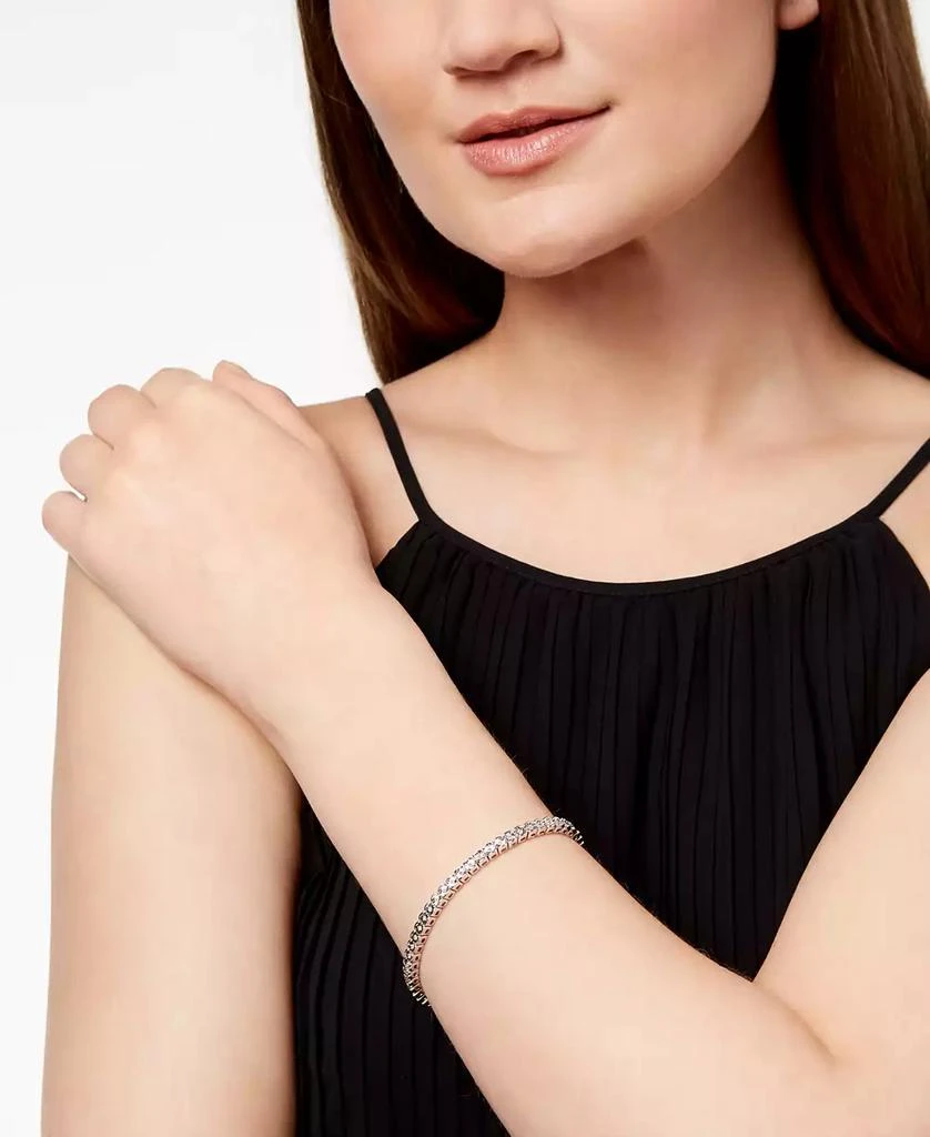 商品Macy's|Diamond Illusion Tennis Bracelet (1/2 ct. t.w.) in Sterling Silver (Also available in Yellow or Rose Gold Over Silver),价格¥5215,第4张图片详细描述