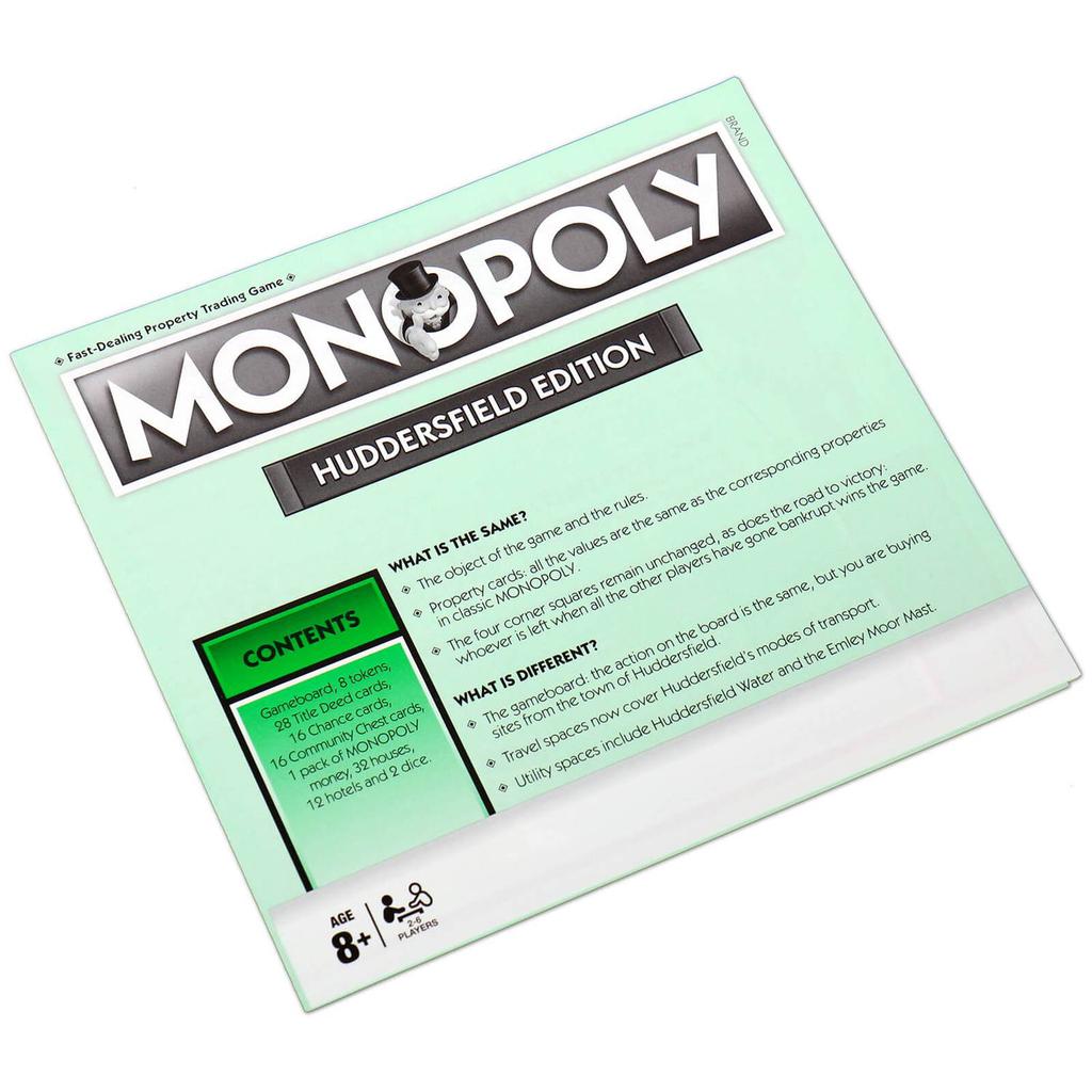 Monopoly Board Game - Huddersfield Edition商品第5张图片规格展示