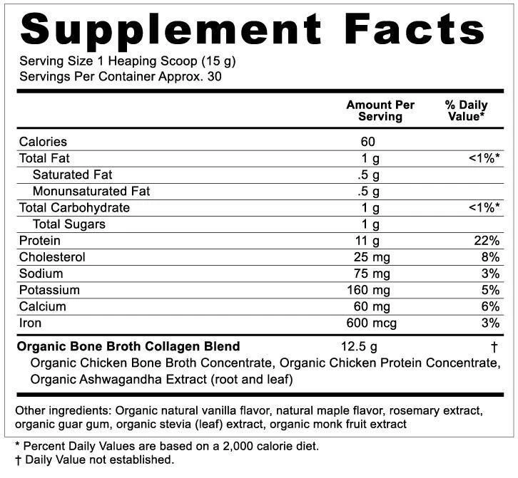 商品Ancient Nutrition|有机骨胶原蛋白粉 - 香草味,价格¥338,第2张图片详细描述