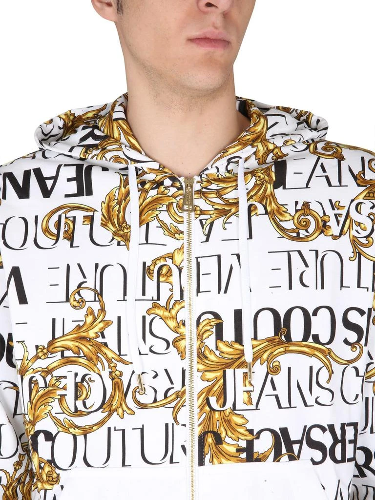 商品Versace|Versace Jeans Couture Zipper Hoodie,价格¥2241,第4张图片详细描述