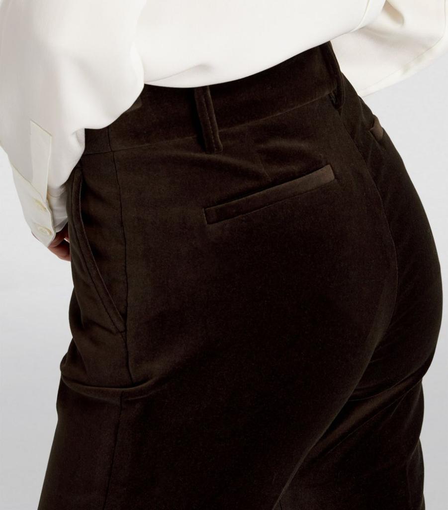 Velvet Cropped Trousers商品第6张图片规格展示