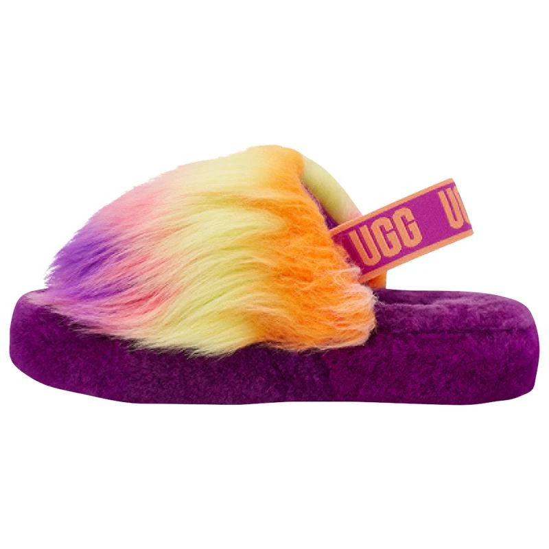 商品UGG|UGG Fluff Yeah Slide - Girls' Grade School,价格¥342,第2张图片详细描述