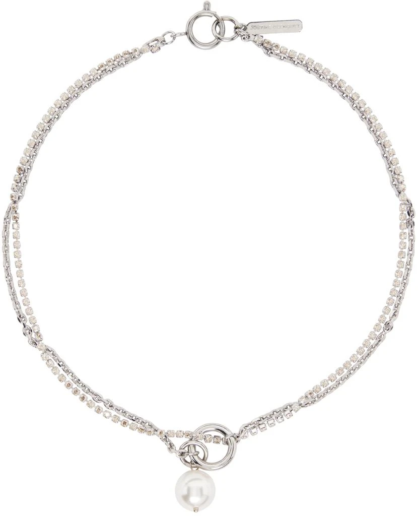 商品Justine Clenquet|Silver Laura Necklace,价格¥676,第1张图片