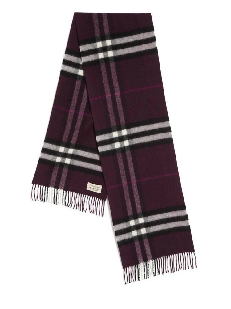 商品Burberry|Giant Check Cashmere Scarf,价格¥2282,第2张图片详细描述