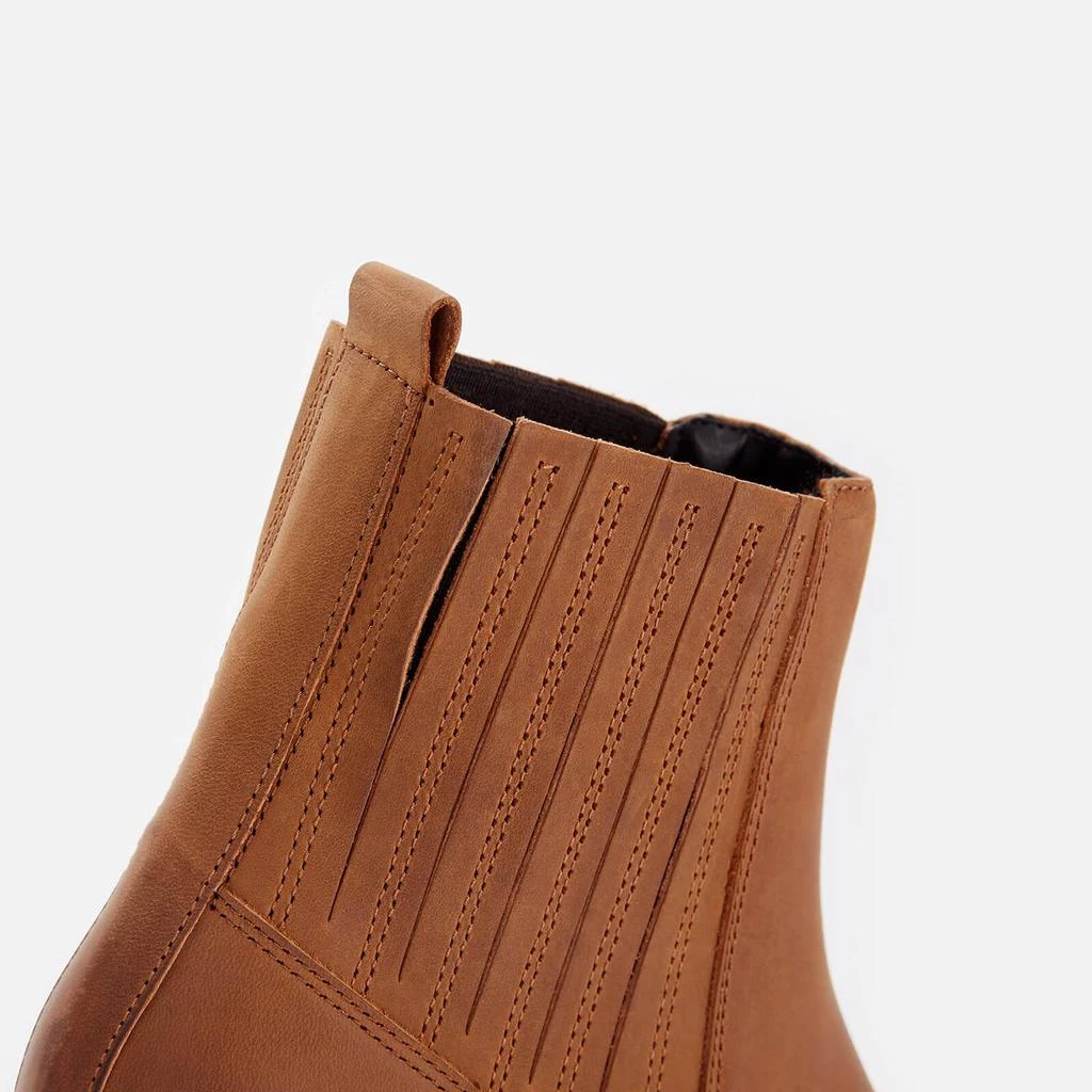 商品Clarks|Clarks Women's Orinoco 2 Mid Leather Chelsea Boots - Brown Snuff,价格¥434,第4张图片详细描述