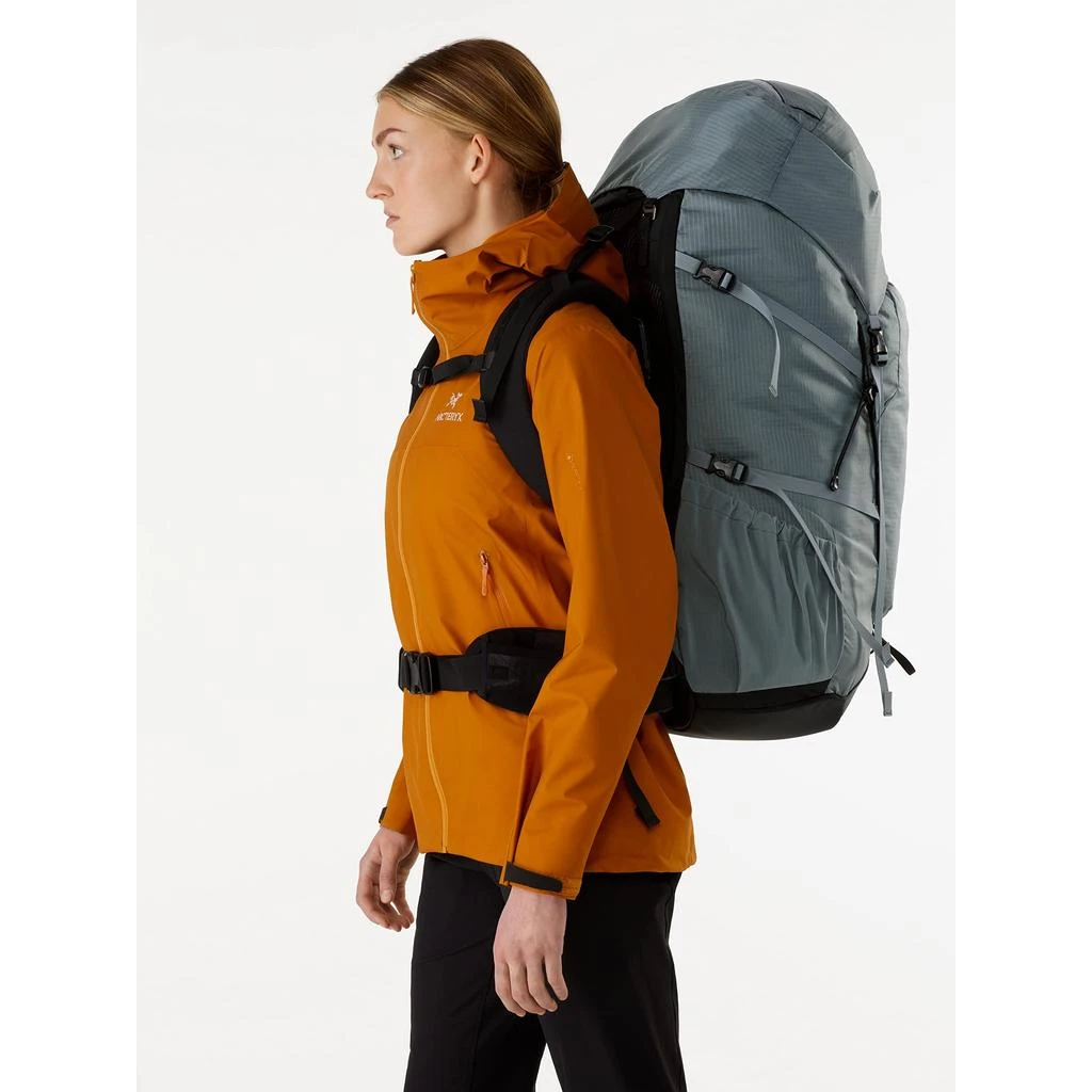 商品Arc'teryx|Arc'teryx Bora 70 Backpack Women's | Durable Comfortable Multiday Backpack | Dark Immersion, Regular,价格¥3136,第5张图片详细描述
