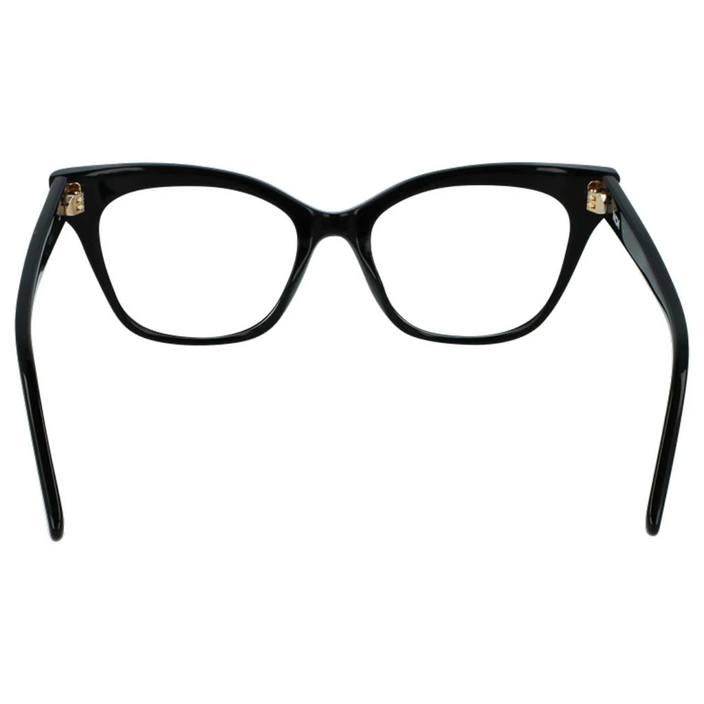 商品MCM|MCM Women's Eyeglasses - Black Cat Eye Acetate Frame Clear Lens | MCM2720 001,价格¥395,第5张图片详细描述
