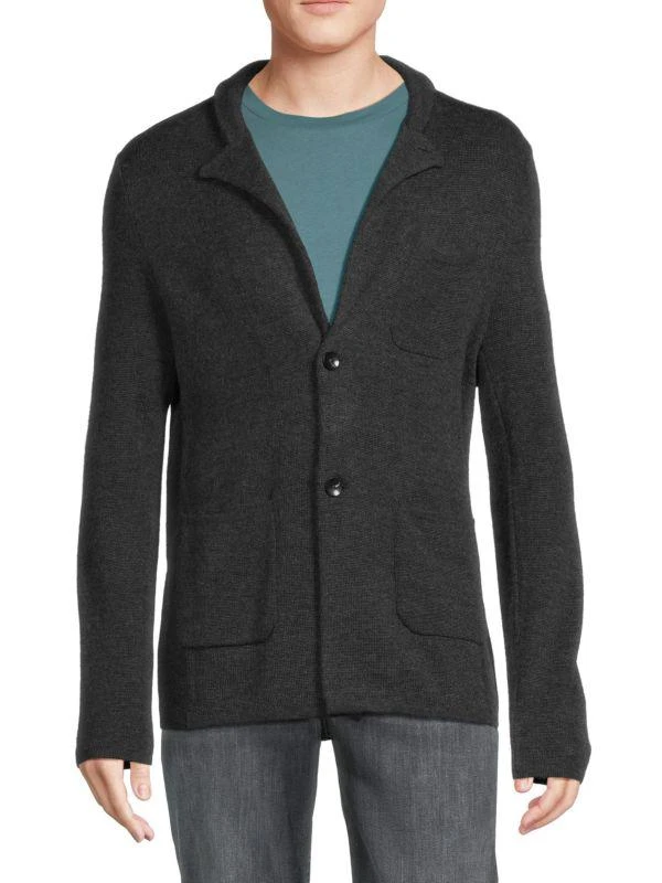 商品Saks Fifth Avenue|Merino Wool Blend Sweater Blazer,价格¥188,第1张图片