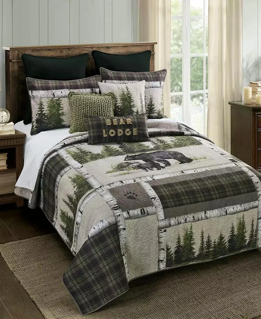 商品Donna Sharp|Bear Panels 2 Piece Quilt Set,价格¥441,第4张图片详细描述
