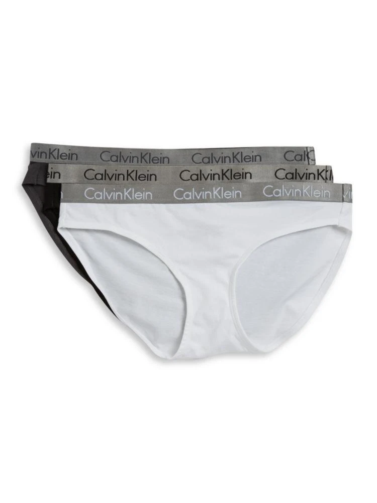 商品Calvin Klein|3-Pack Radiant Cotton Bikini,价格¥186,第1张图片