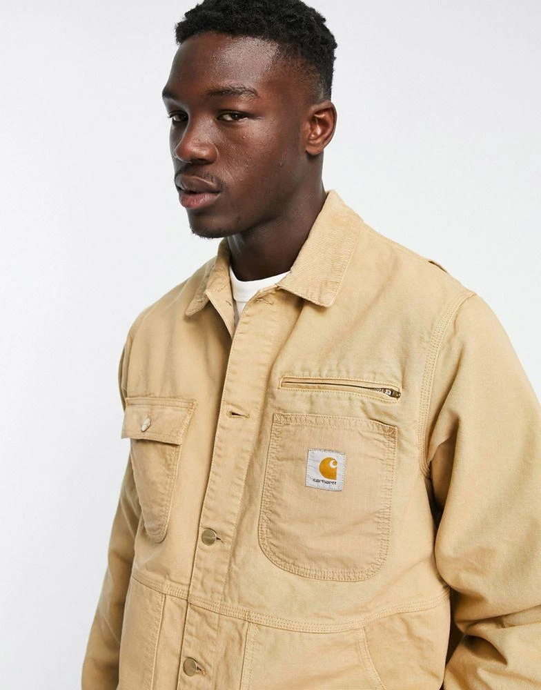 商品Carhartt|Carhartt WIP medley cord detail jacket in brown,价格¥1515,第4张图片详细描述