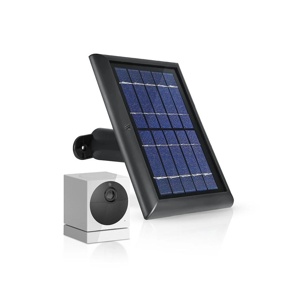商品Wasserstein|Solar Panel for WYZE Cam Outdoor - Power Your Surveillance Camera Continuously with 2W 5V Charging (1 Pack, Black),价格¥322,第1张图片