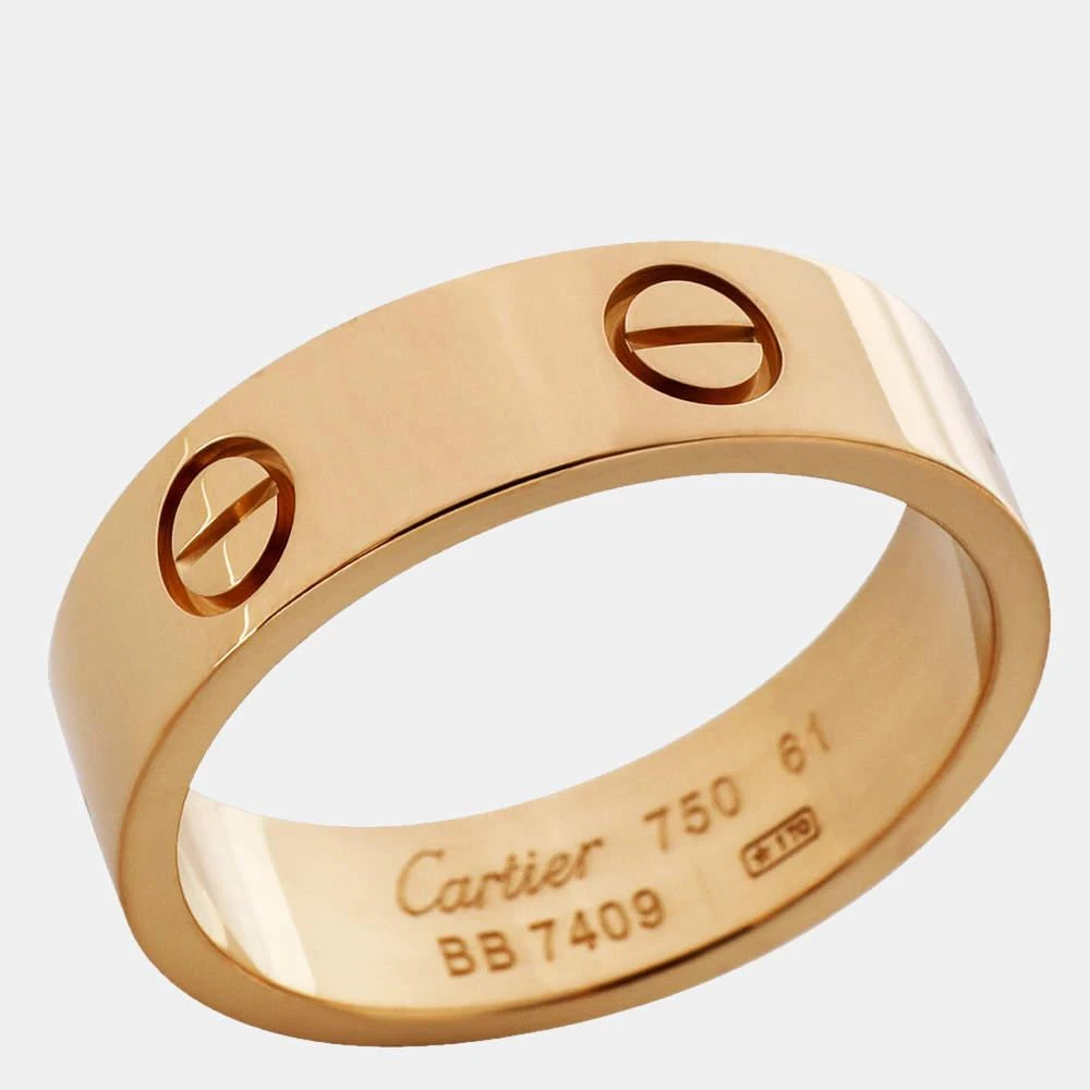 商品[二手商品] Cartier|Cartier Love 18K Yellow Gold Ring EU 61,价格¥13322,第3张图片详细描述