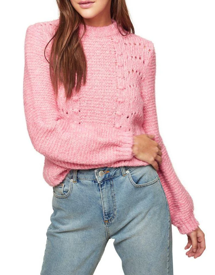 商品Miss Selfridge|Open-Knit Crewneck Sweater,价格¥226,第1张图片