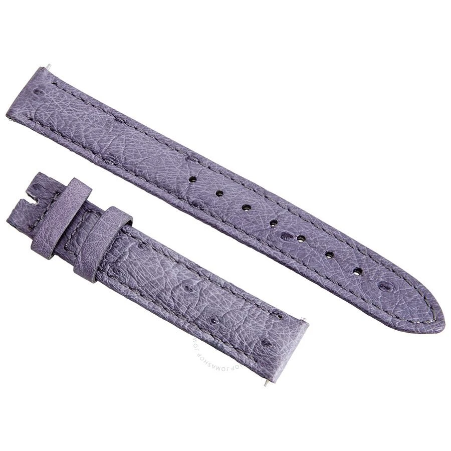 商品Hadley Roma|Agate Grey Ostrich 14 MM Strap,价格¥297,第1张图片