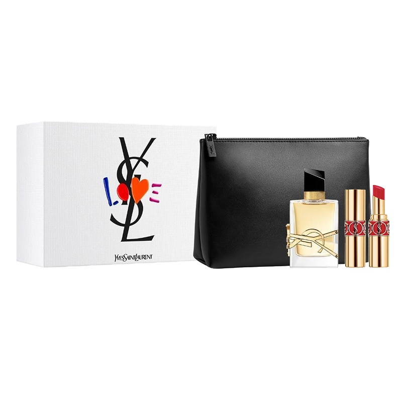 商品Yves Saint Laurent|YSL圣罗兰 2022年限量香水彩妆套装两件套 自由浓香50ml+口红3.2g,价格¥625,第1张图片