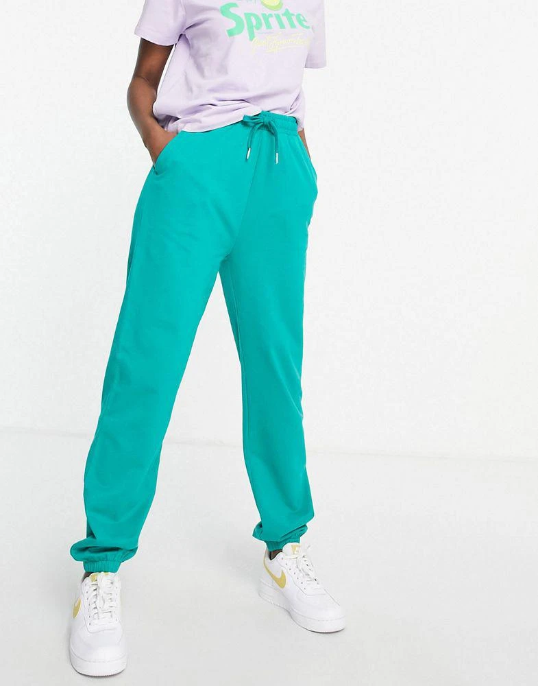 商品ASOS|ASOS DESIGN basic joggers in jade green - MULTI,价格¥106,第1张图片