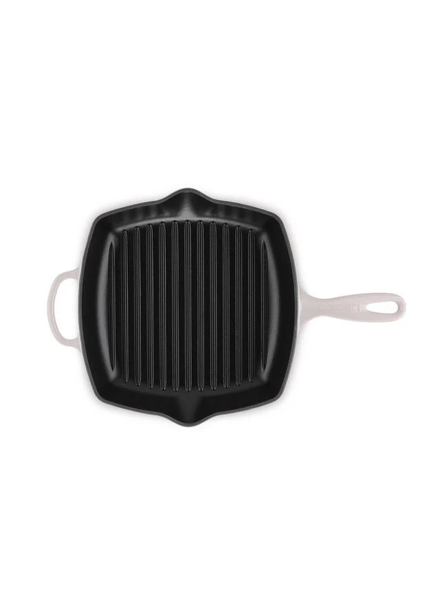 商品Le Creuset|Signature cast iron square grillit 26cm shell pink,价格¥1535,第4张图片详细描述
