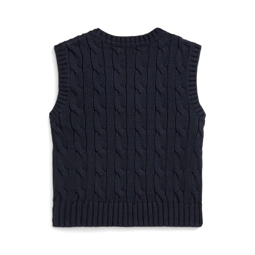 Baby Boys Cable Knit V-neck Sweater Vest 商品