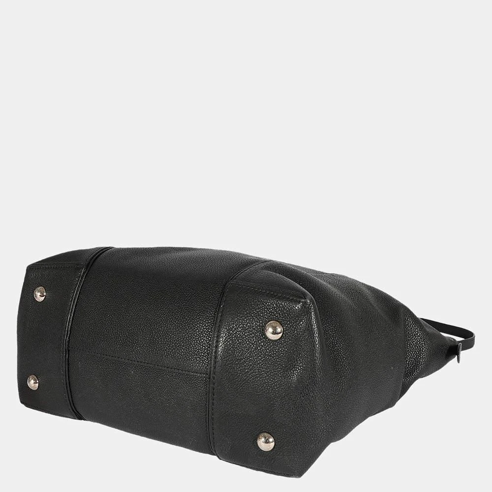 Louis Vuitton Black Veau Cashmere Soft Lockit MM Bag 商品