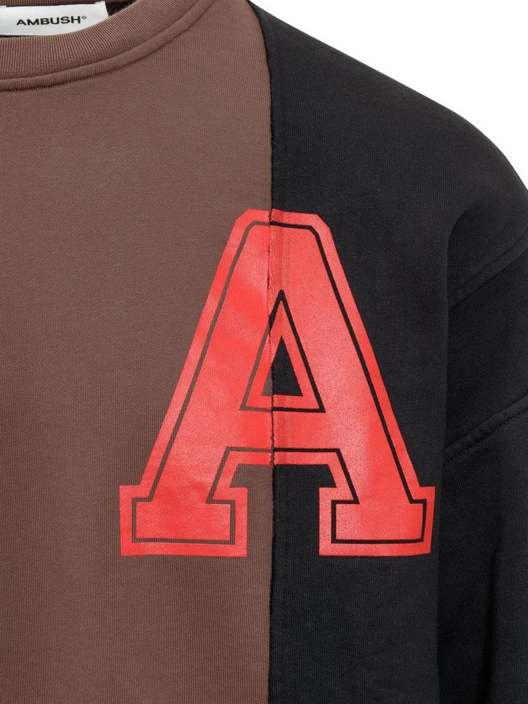 商品Ambush|Ambush Logo Printed Color-Block Crewneck Sweatshirt,价格¥1505,第4张图片详细描述