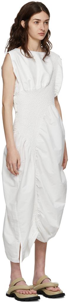 White Wavelet Maxi Dress商品第2张图片规格展示