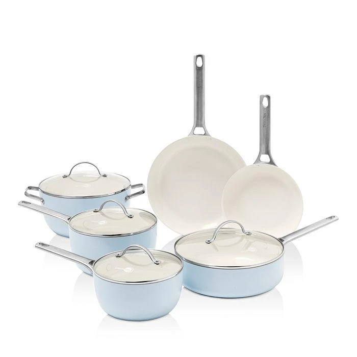 商品Greenpan|Padova Ceramic Non-Stick 10Pc Cookware Set,价格¥2243,第1张图片