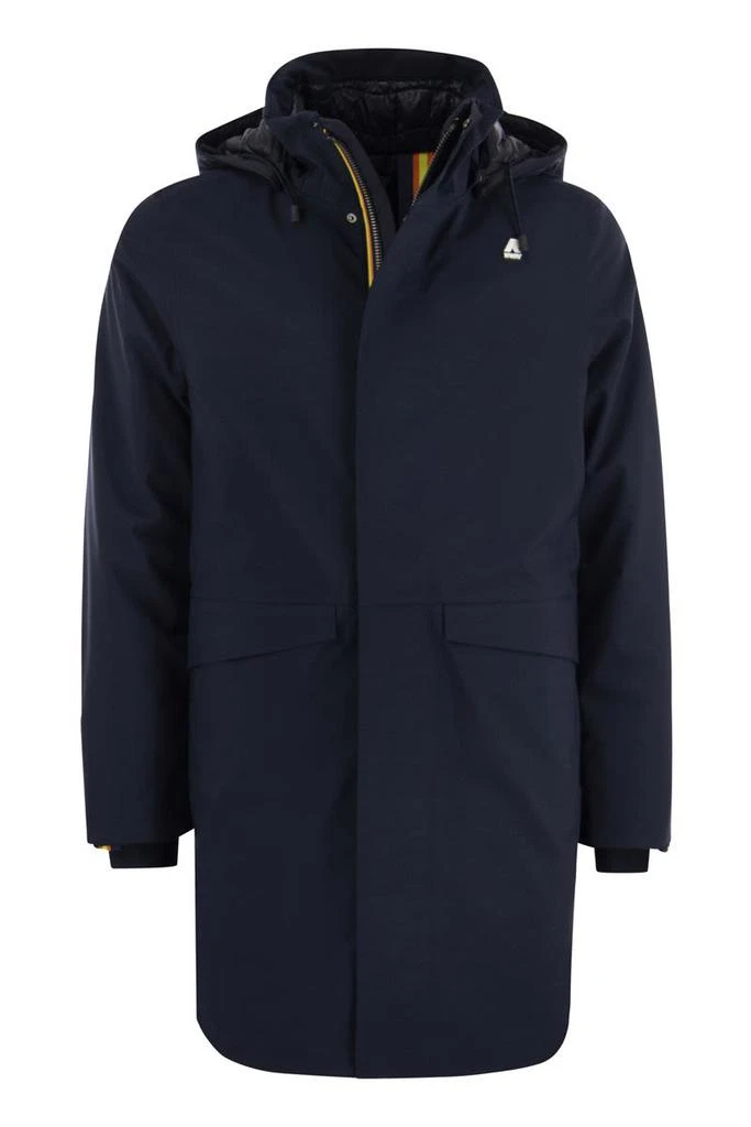 商品K-Way|THOMAL BONDED PADDED - LONG PADDED JACKET WITH HOOD,价格¥2910,第1张图片