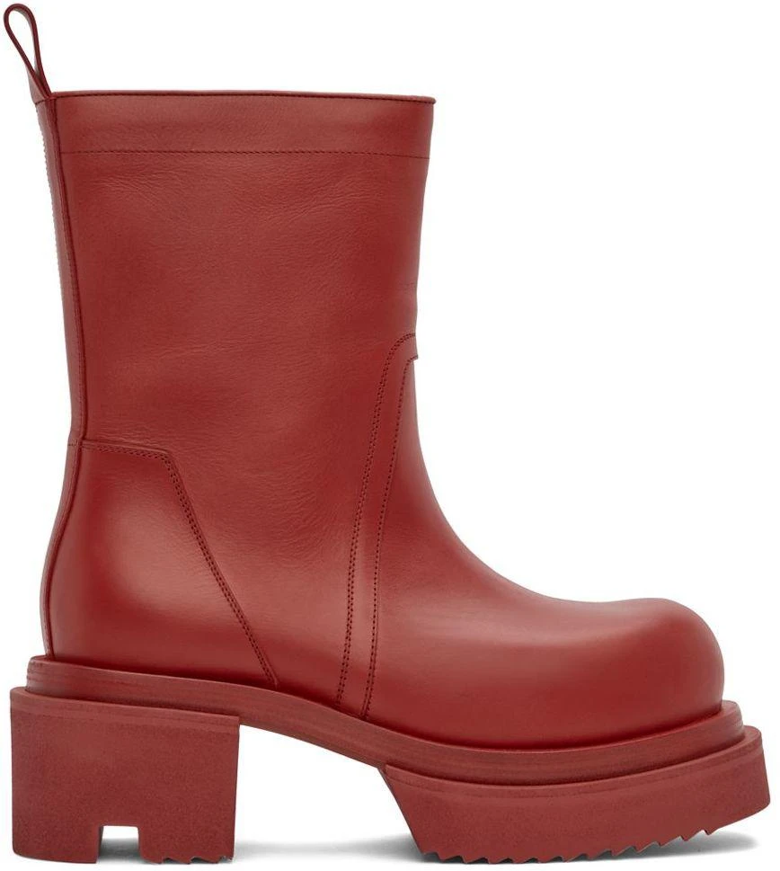 商品Rick Owens|Red Platform Bogun Boots,价格¥7270,第1张图片