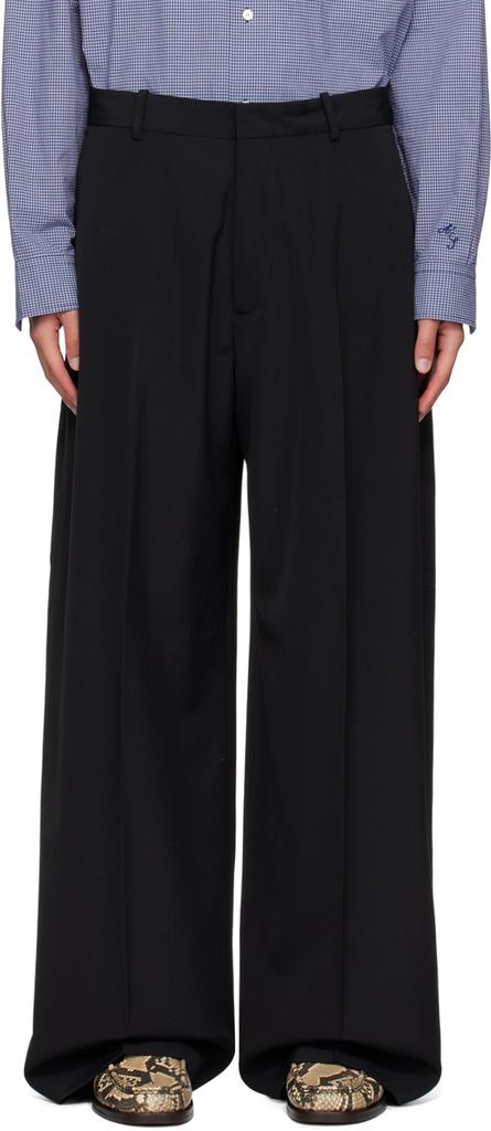 関税送料込【Acne Studios】ブラック ベロアパンツ ebbf0cd4-bf5e-3688-8d13-