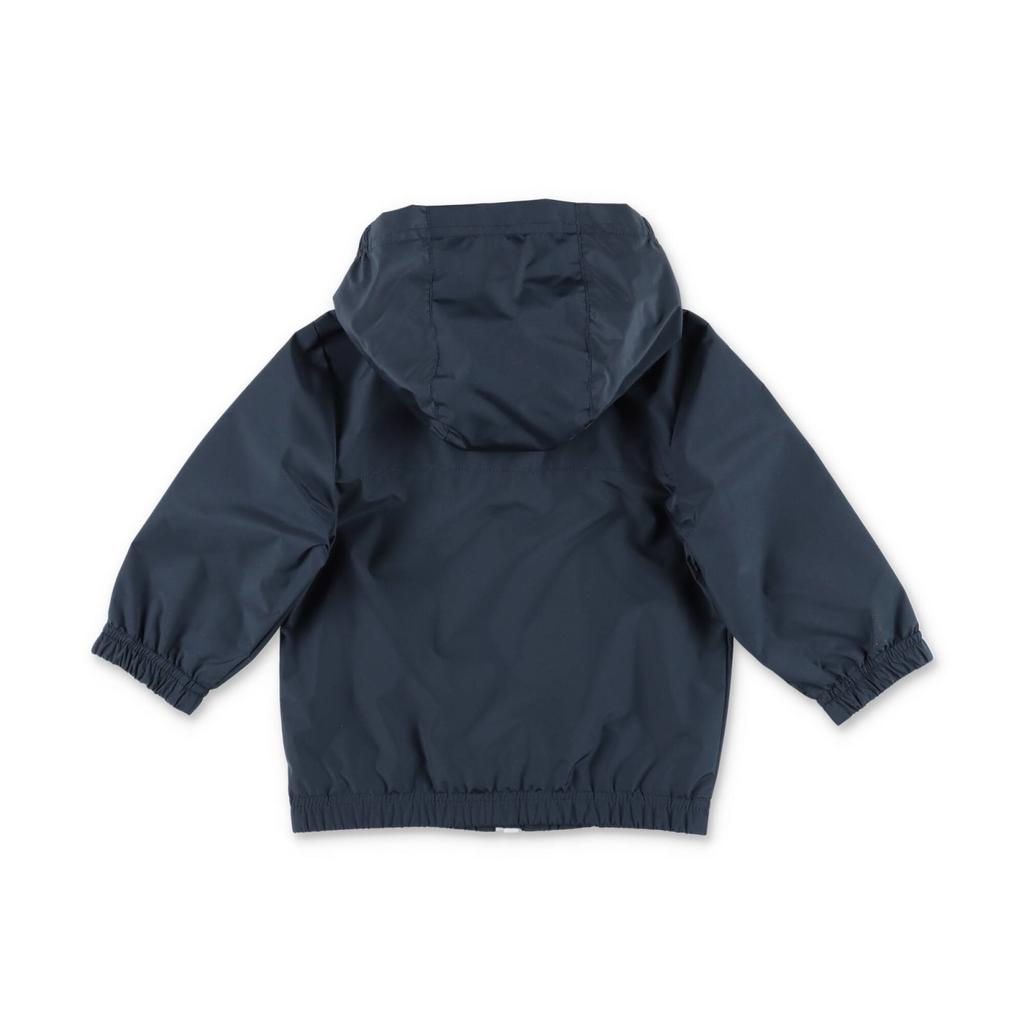 Hugo Boss Giubbino Blu Navy In Nylon Con Cappuccio Baby Boy商品第2张图片规格展示