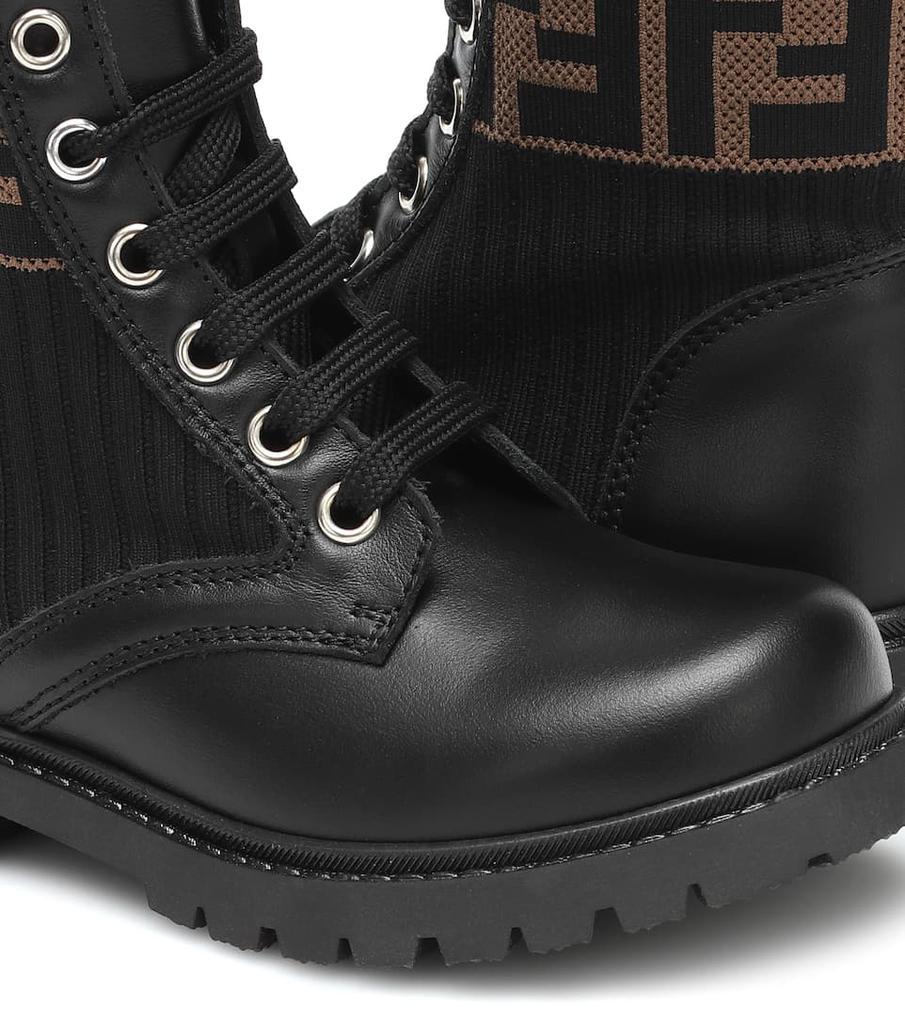 商品Fendi|Leather ankle boots,价格¥3421-¥3772,第7张图片详细描述