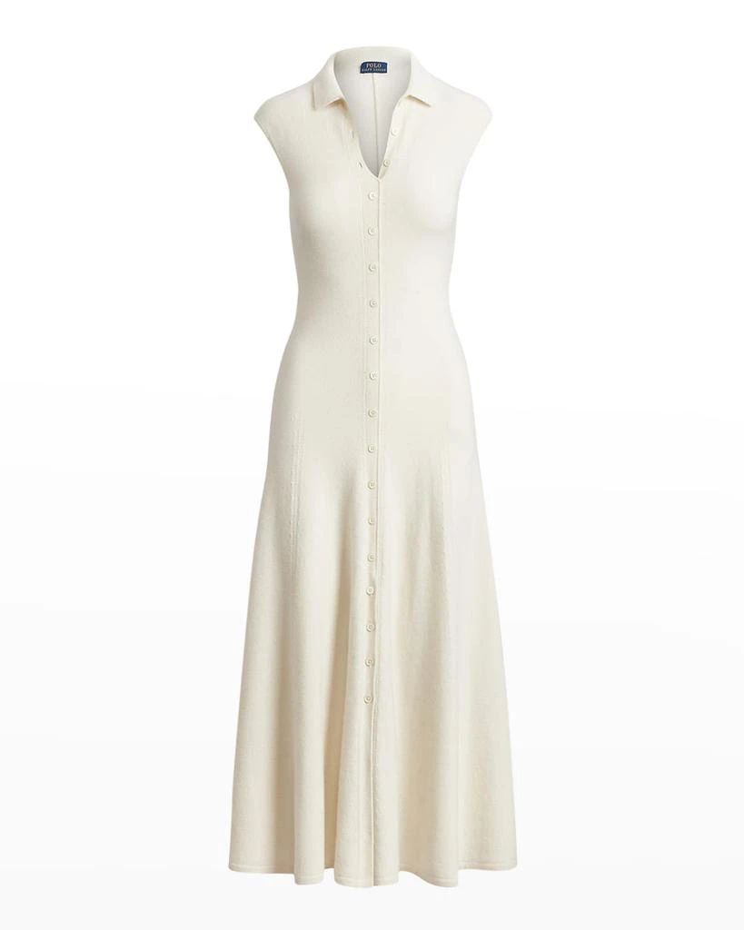 商品Ralph Lauren|Cashmere Polo Sweater Dress,价格¥2127,第2张图片详细描述