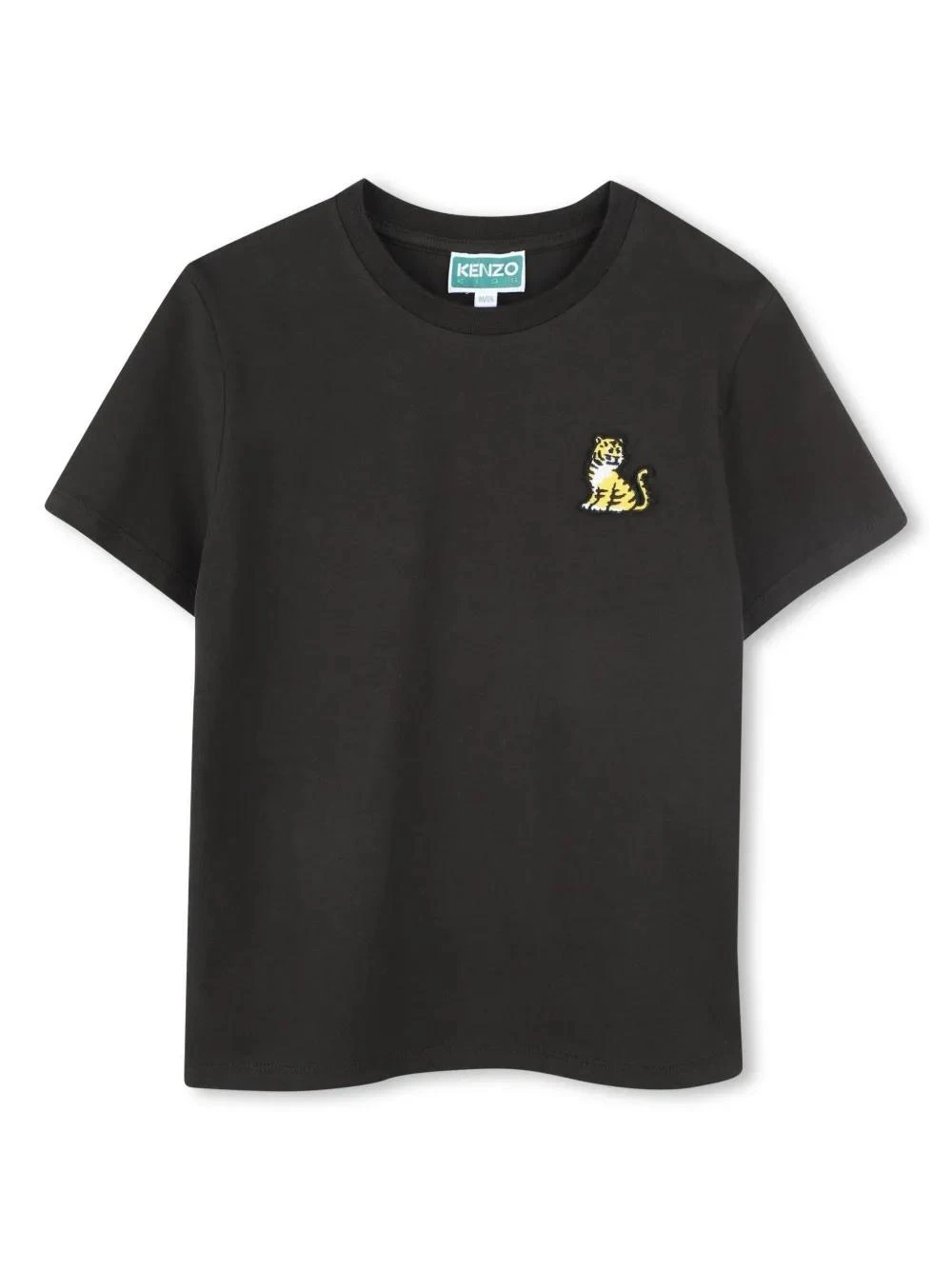 商品【商品预售7天】 Kenzo|Kenzo 男童T恤 K61138095 黑色,价格¥755,第1张图片