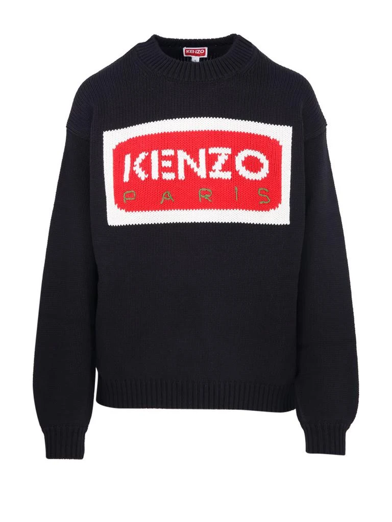 商品Kenzo|Kenzo Logo Intarsia-Knit Jumper,价格¥2823,第1张图片