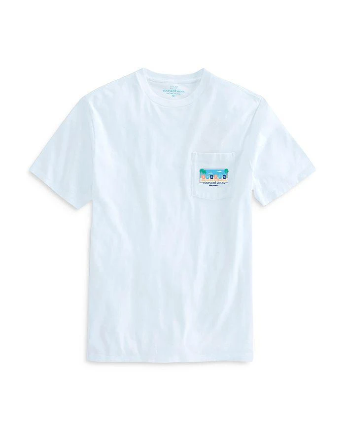 商品Vineyard Vines|New Jersey Short Sleeve Beach Umbrella Pocket Tee,价格¥121,第2张图片详细描述