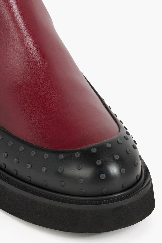 商品Tod's|Rubber-trimmed leather Chelsea boots,价格¥2845,第4张图片详细描述