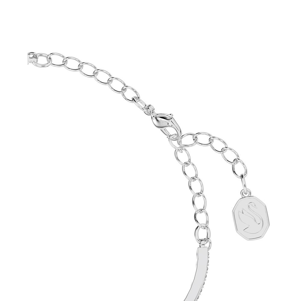 Silver-Tone Crystal Triangle Layered Bracelet商品第3张图片规格展示