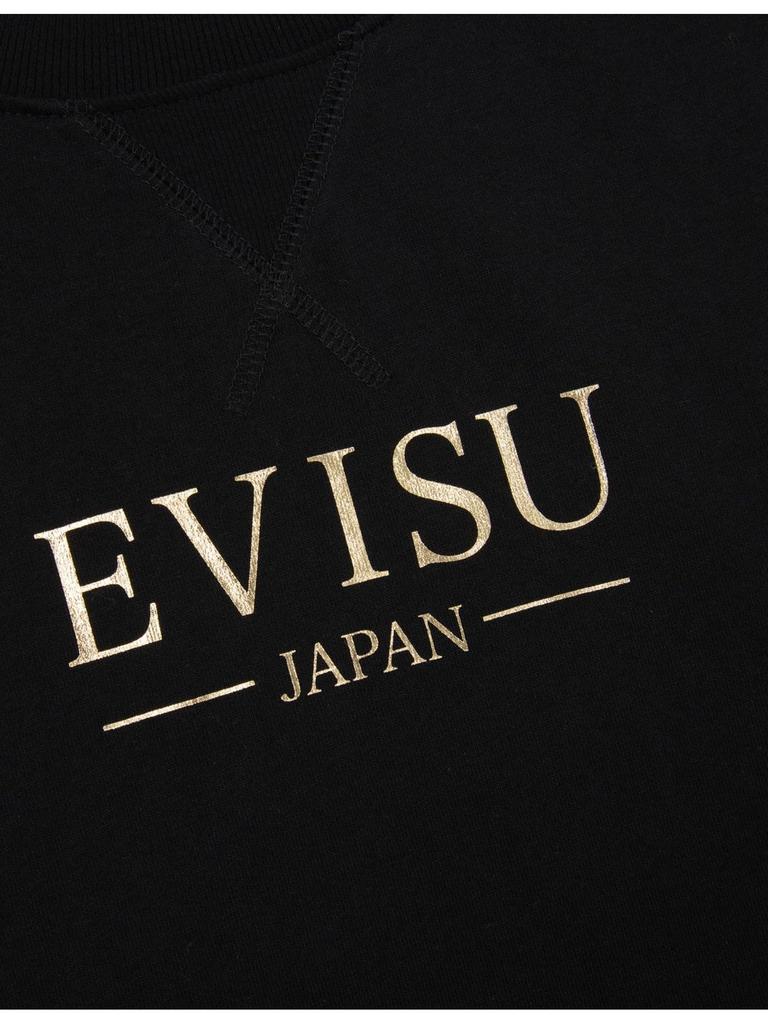 Evisu Black Cotton T-shirt商品第3张图片规格展示